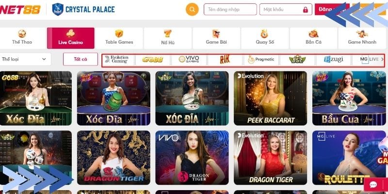 Những nhà phát hành game casino số 1